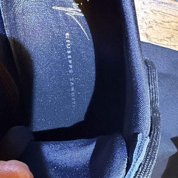 Giuseppe Zanotti Womens Black and Silver Sneakers - Picture 12 of 14